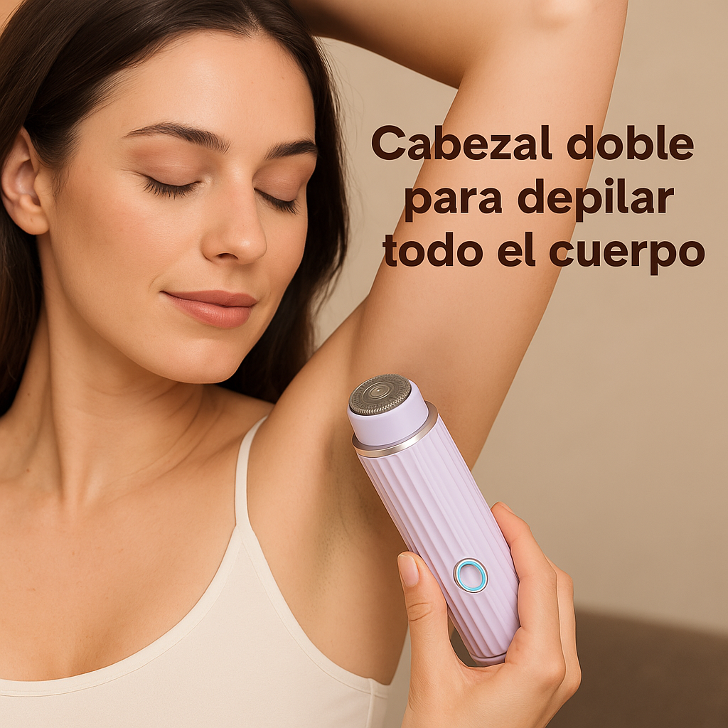 SilkyTrim™ – Depiladora Doble Cabezal 2 en 1