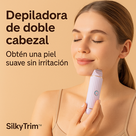 SilkyTrim™ – Depiladora Doble Cabezal 2 en 1